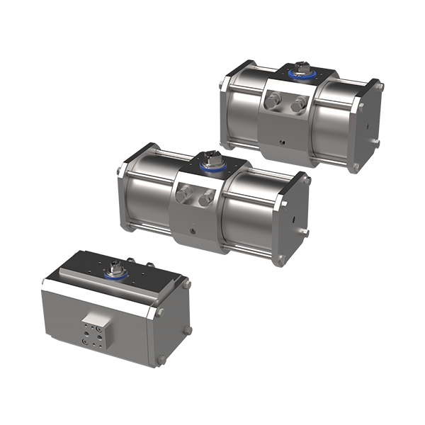 Stainless steel pneumatic actuator