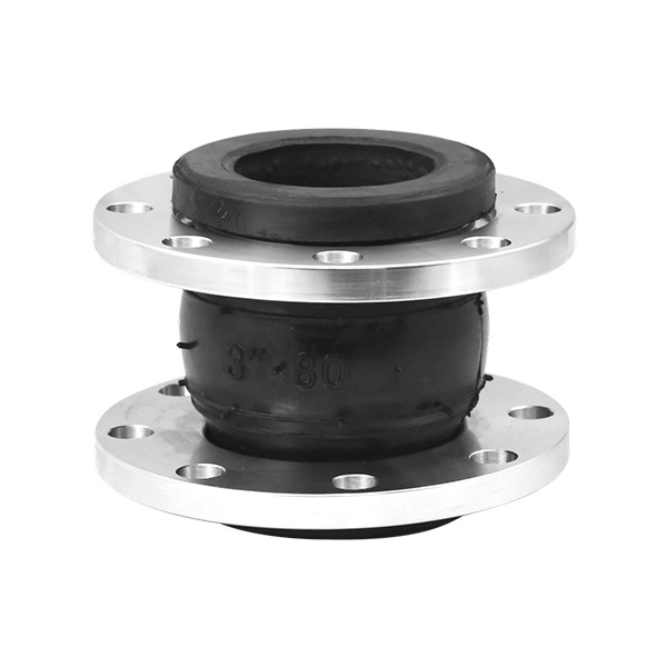 Rubber flexible joint flange