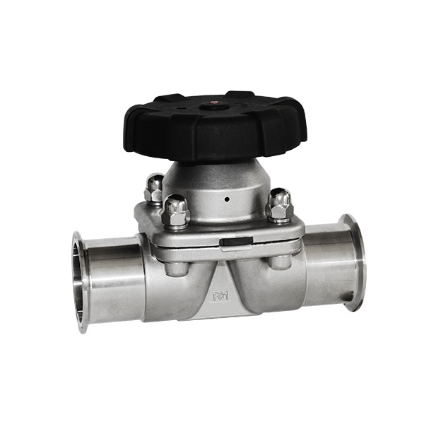 Manual quick installation diaphragm valve