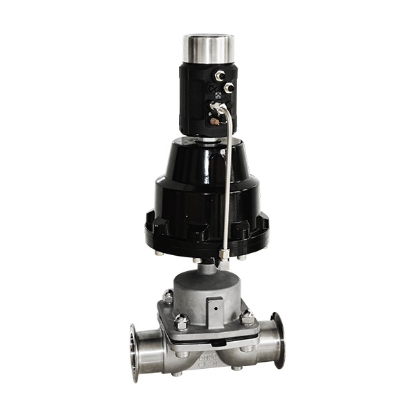 Regulating pneumatic quick installation diaphragm valve