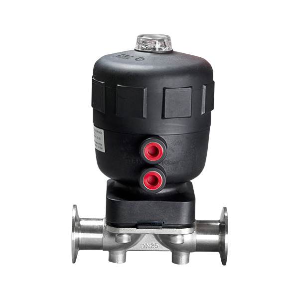 Pneumatic quick installation diaphragm valve