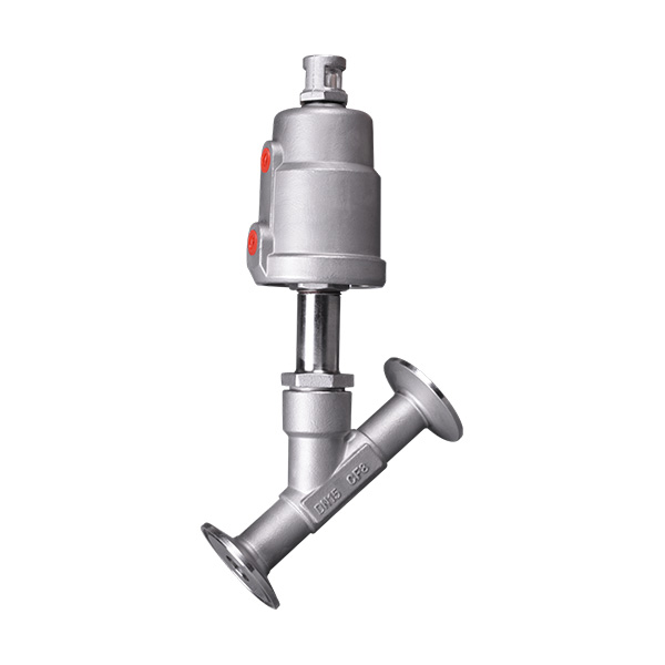 All stainless steel pneumatic quick installation angle seat valve