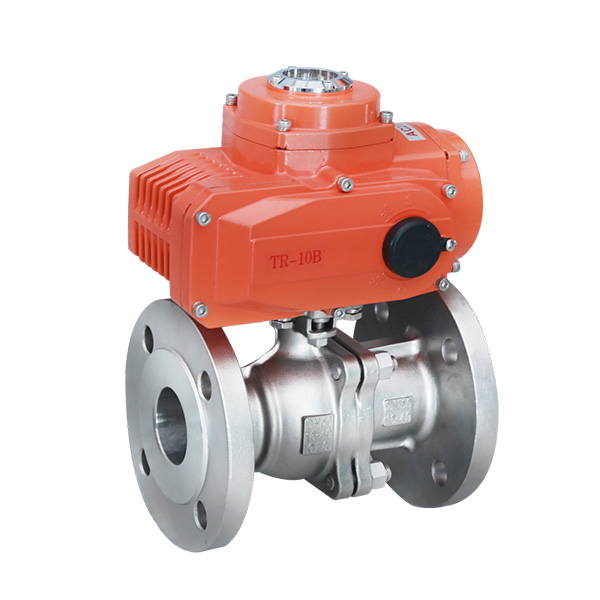 Electric flange ball valve