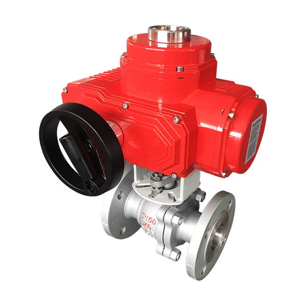 Explosion proof electric flange ball valve