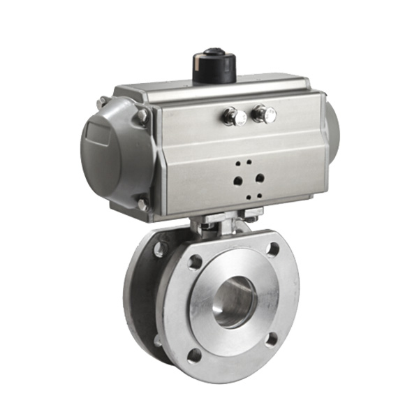 Pneumatic Italian thin wafer ball valve