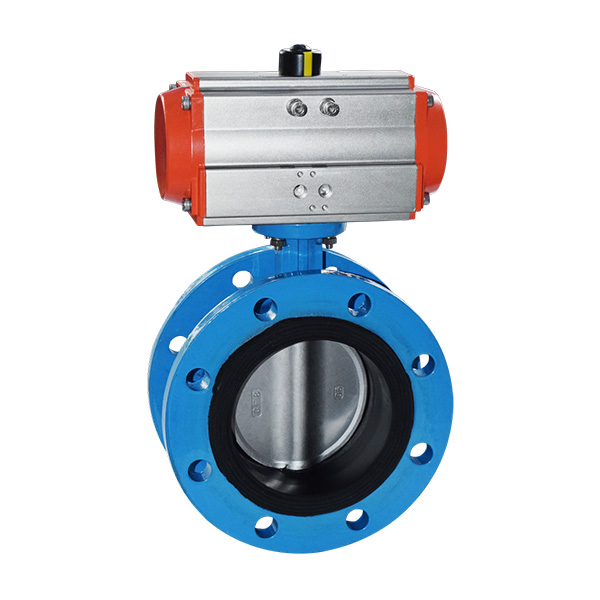 Pneumatic flange butterfly valve