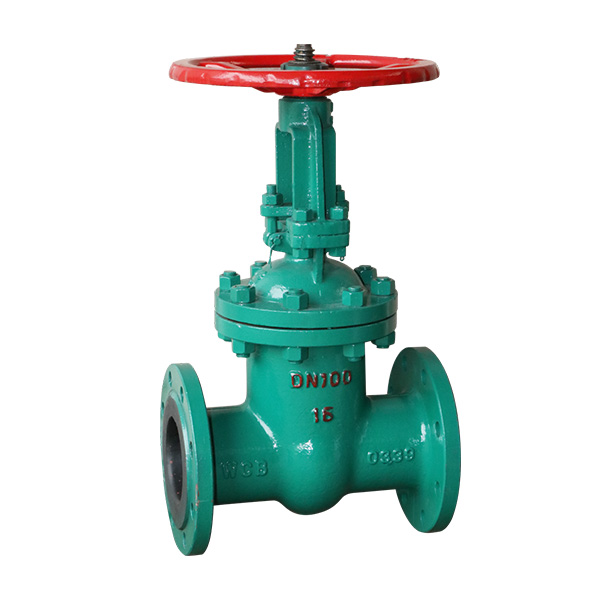 Rubber lined flange gate valve
