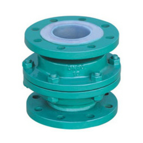 Fluorine lined check valve