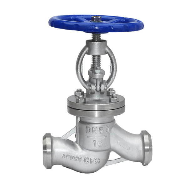 Butt welding globe valve