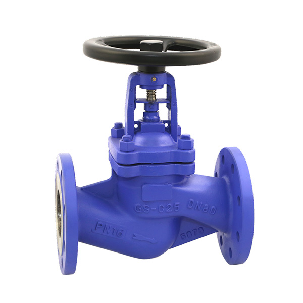 Bellows globe valves