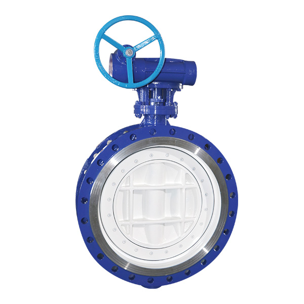 Worm gear flange butterfly valve