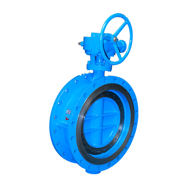 Worm gear flange butterfly valve
