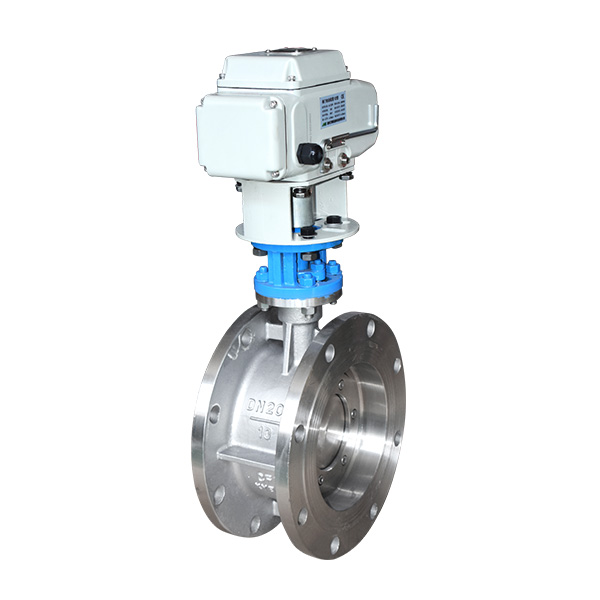 Electric flange butterfly valve