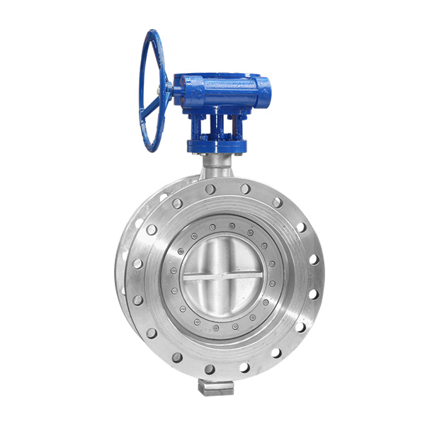 Stainless steel worm gear flange butterfly valve