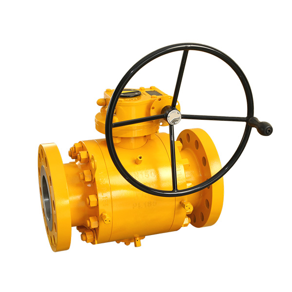 Three piece high-pressure ball valve