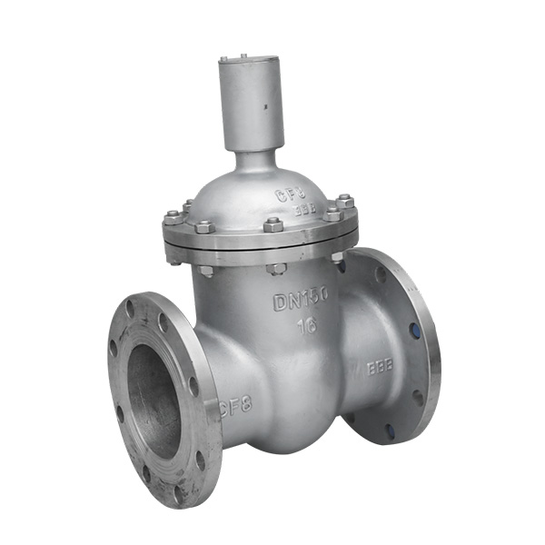 Locking gate valve