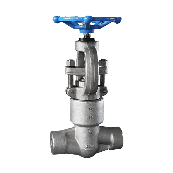 Forged steel self sealing butt welding globe valve