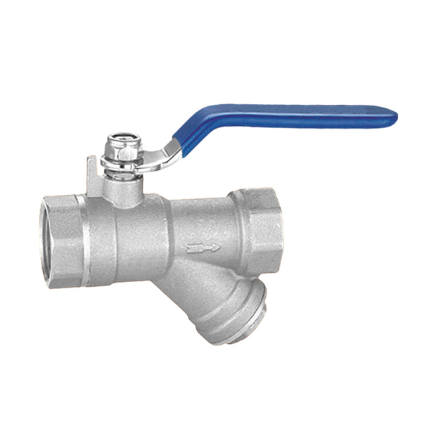 Filter ball valve