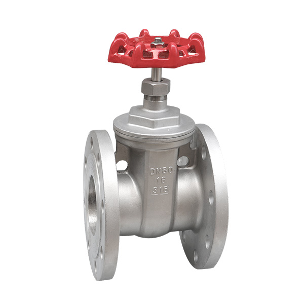 Flange gate valve