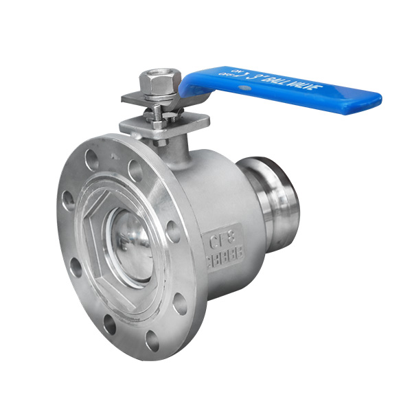 Discharge ball valve
