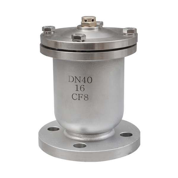 Flanged exhaust valve