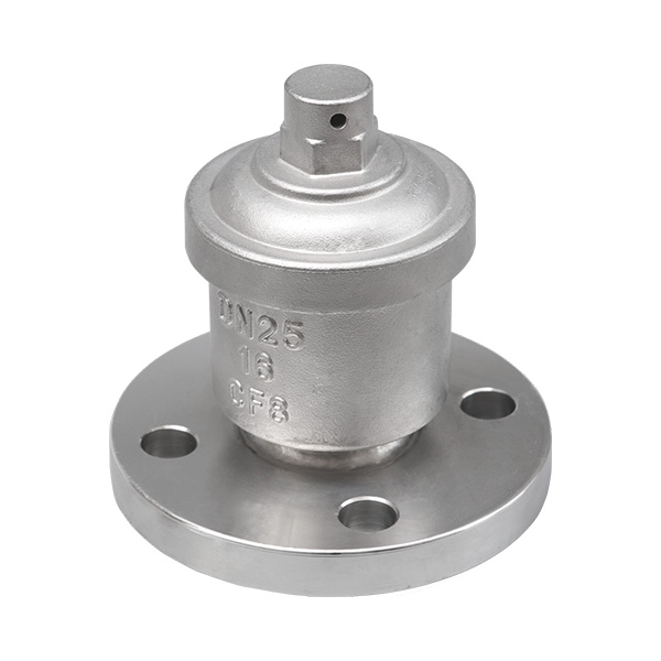 Flanged exhaust valve