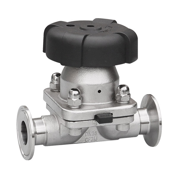 Manual diaphragm valve