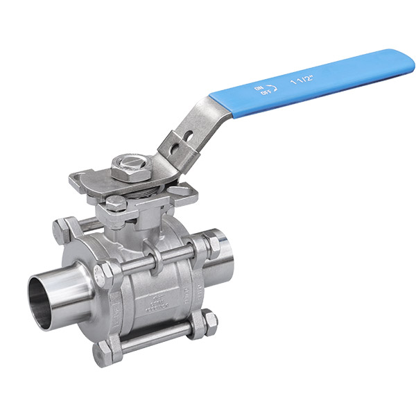 High platform fully welded ball valve