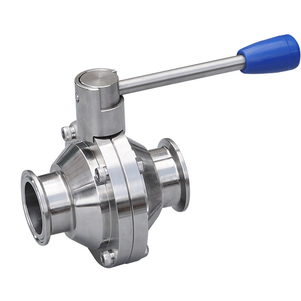 Quick installation butterfly ball valve