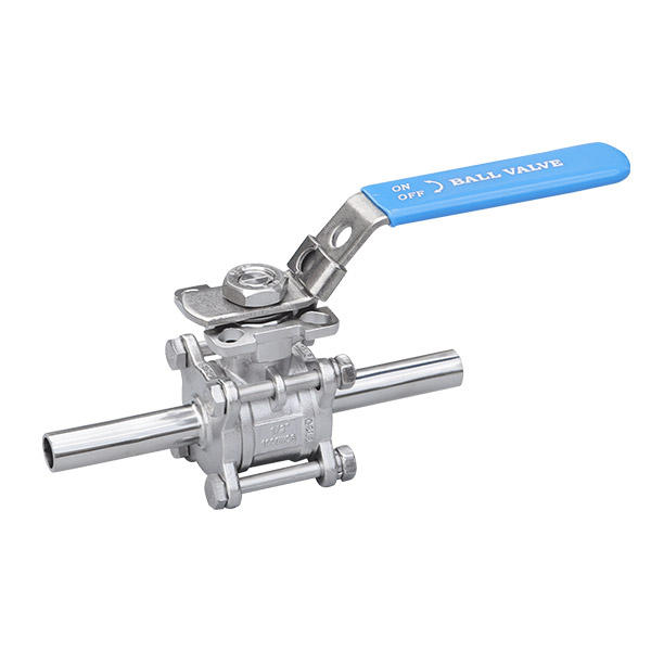 Extension rod ball valve