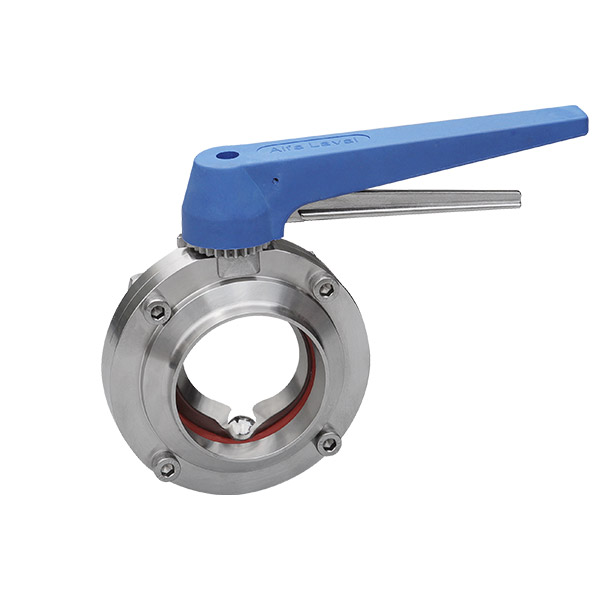 Manual welding butterfly valve