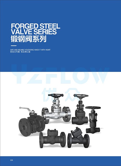 Forged steel valve series