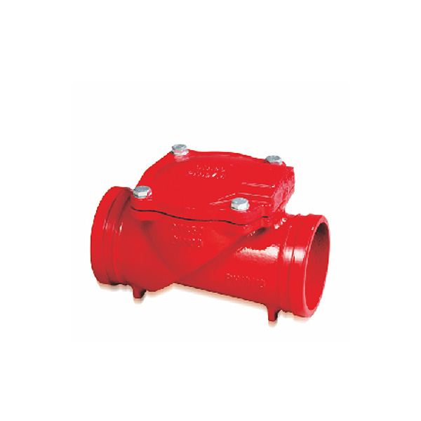 GH84X grooved rubber disc check valve