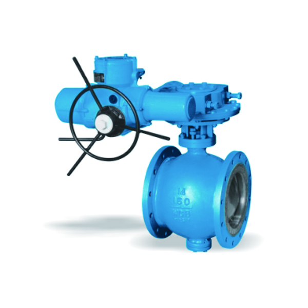 Electric eccentric ball valve