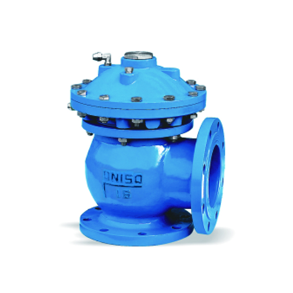 Diaphragm type quick opening mud discharge valve